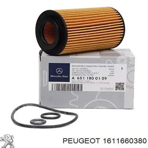 1611660380 Peugeot/Citroen фільтр масляний