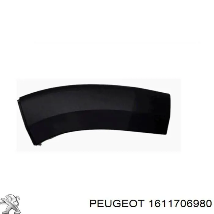 Накладка бампера переднього, права Peugeot/Citroen 1611706980 ціна, від 18.65 USD
