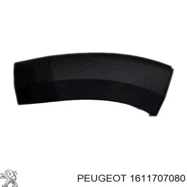1611707080 Peugeot/Citroen накладка бампера переднього, ліва