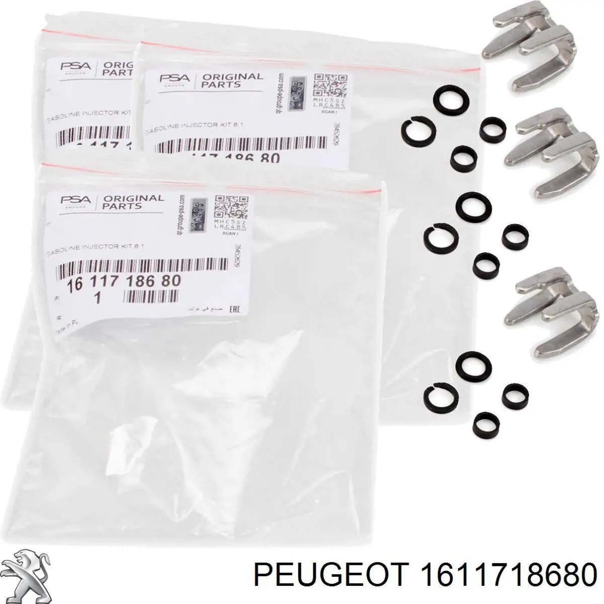 Ремкомплект форсунок 1611718680 Peugeot/Citroen