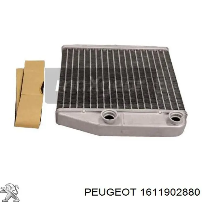 Радіатор пічки (обігрівача) Peugeot/Citroen 1611902880 ціна, від 43.38 USD