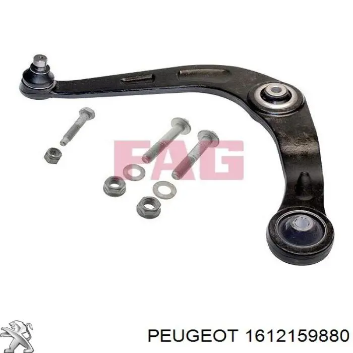 Важіль передній лівий Peugeot/Citroen 1612159880 ціна, від 48.02 USD