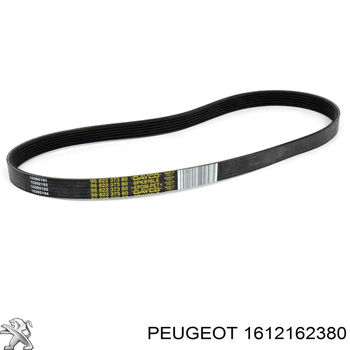 Клиновий ремінь Peugeot/Citroen 1612162380 ціна, від 7.97 USD
