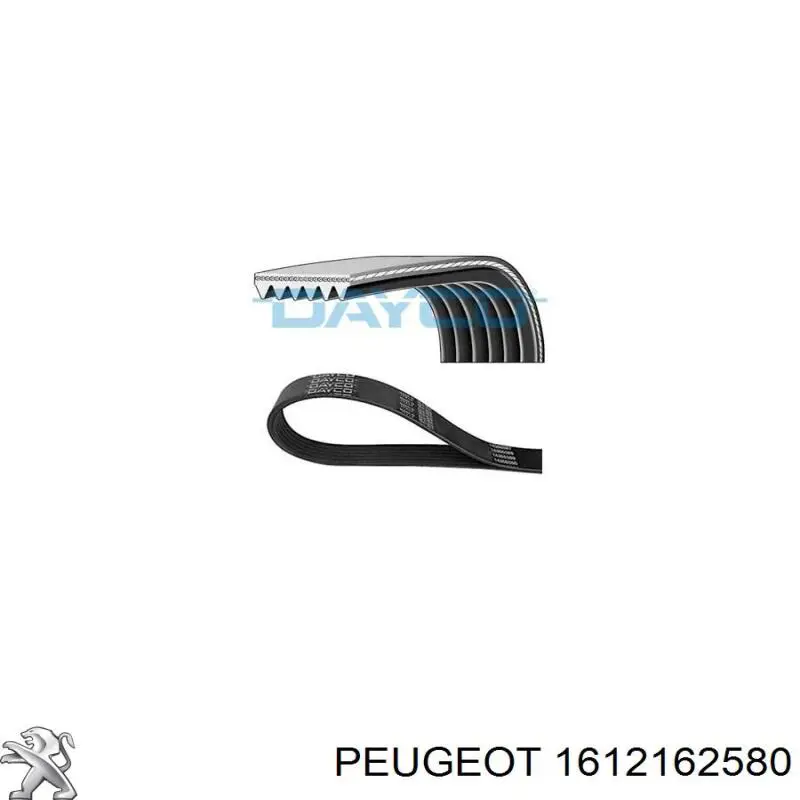 1612162580 Peugeot/Citroen ремінь приводний, агрегатів