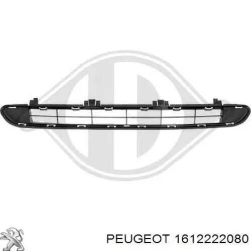 Бампер передній 1612222080 Peugeot/Citroen