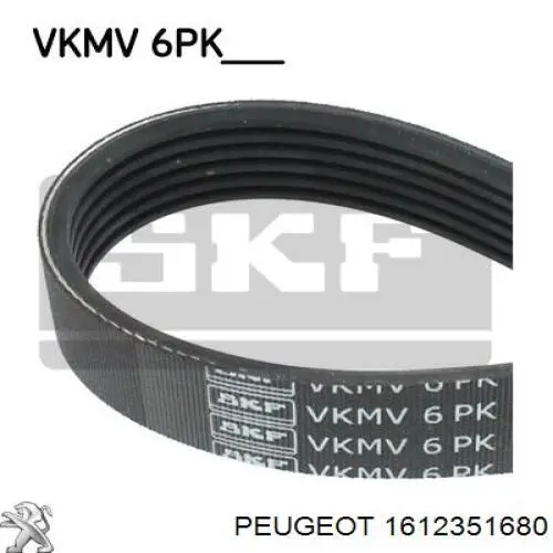 1612351680 Peugeot/Citroen Поліклиновий ремінь
