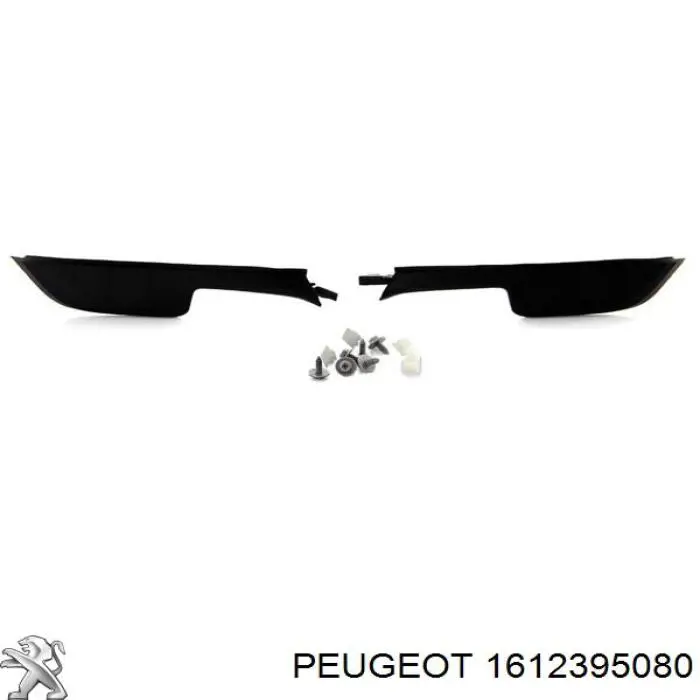 1612395080 Peugeot/Citroen Сплитер переднього бампера