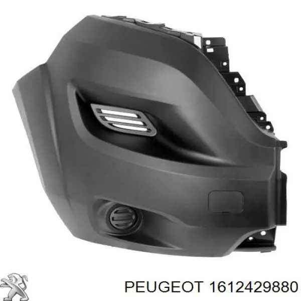 1612429880 Peugeot/Citroen Бампер передній ікло праве