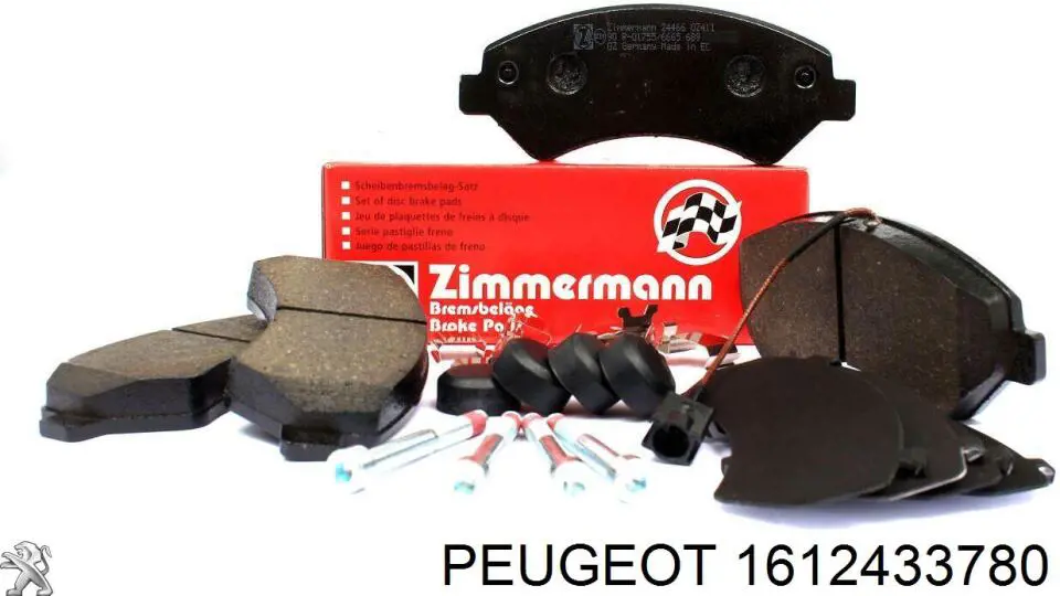 1612433780 Peugeot/Citroen Передні гальмівні колодки