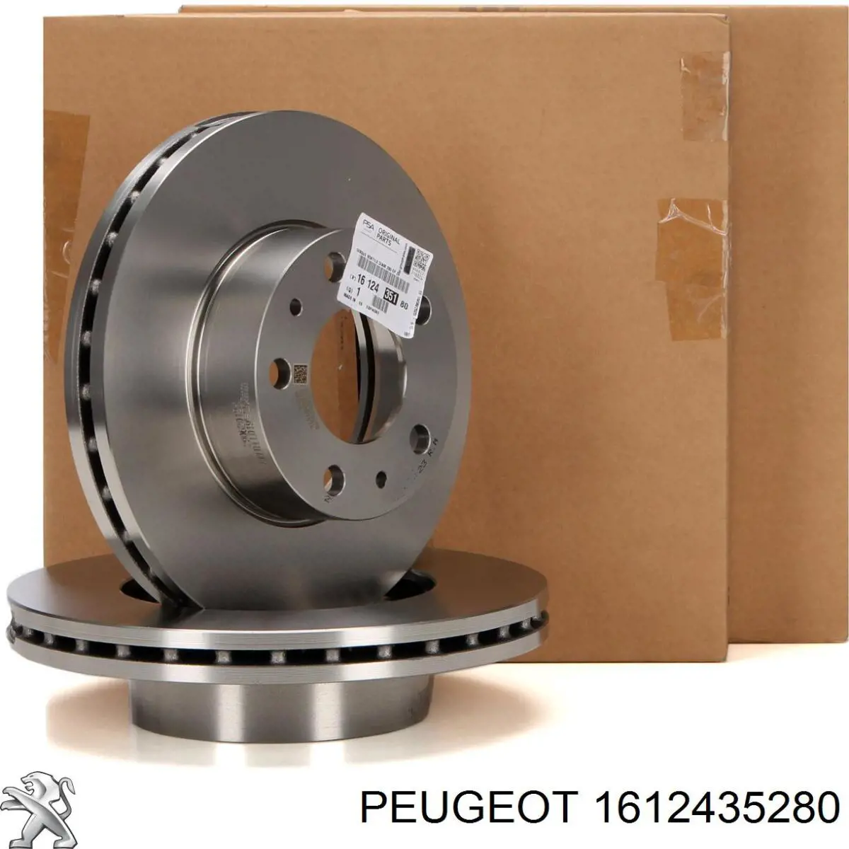 Гальмівні диски передні 1612435280 Peugeot/Citroen