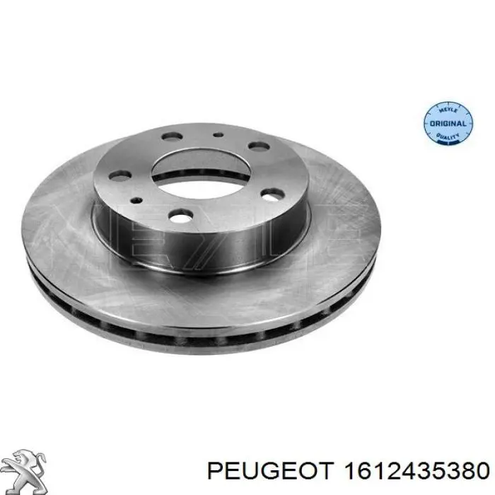 1612435380 Peugeot/Citroen Гальмо дискове переднє