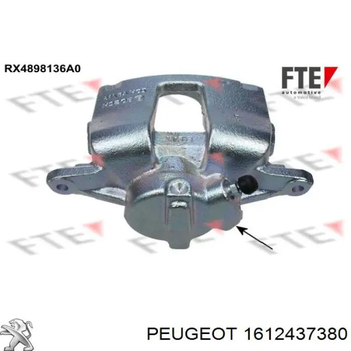 1612437380 Peugeot/Citroen супорт гальмівний задній правий