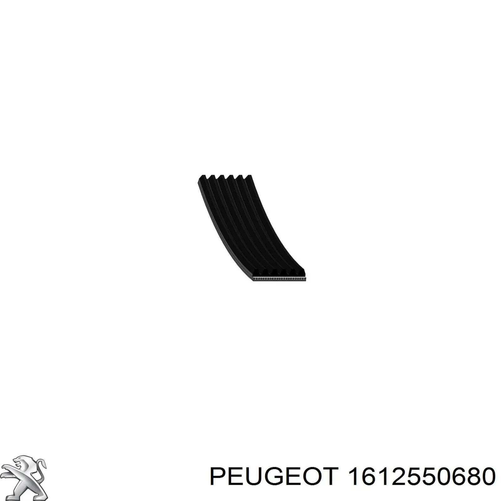 1612550680 Peugeot/Citroen ремінь приводний, агрегатів