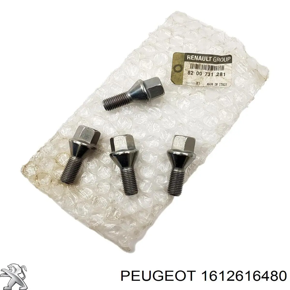 Колісний болт 1612616480 Peugeot/Citroen