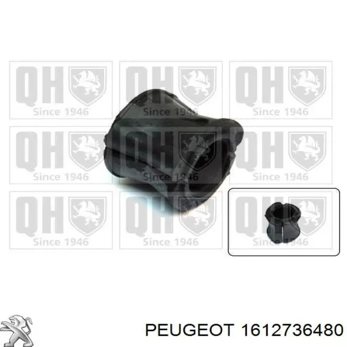 Купити 1612736480 Peugeot/Citroen Стабілізатор поперечної стійкості передній