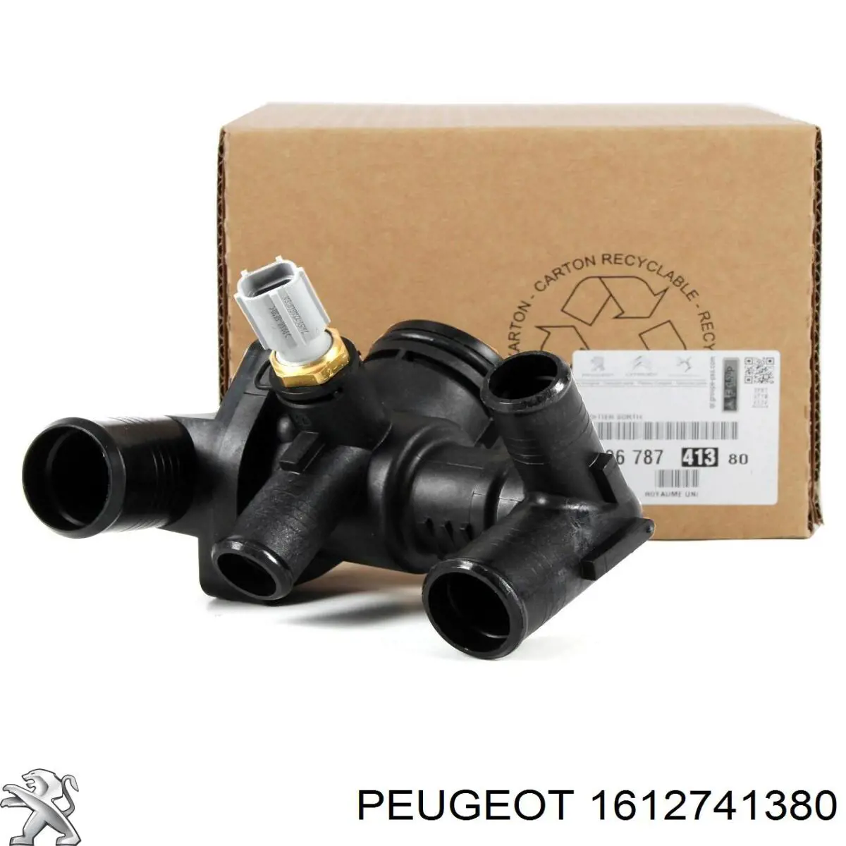 Купити 1612741380 Peugeot/Citroen Шланг ГПК, високого тиску рейки керма