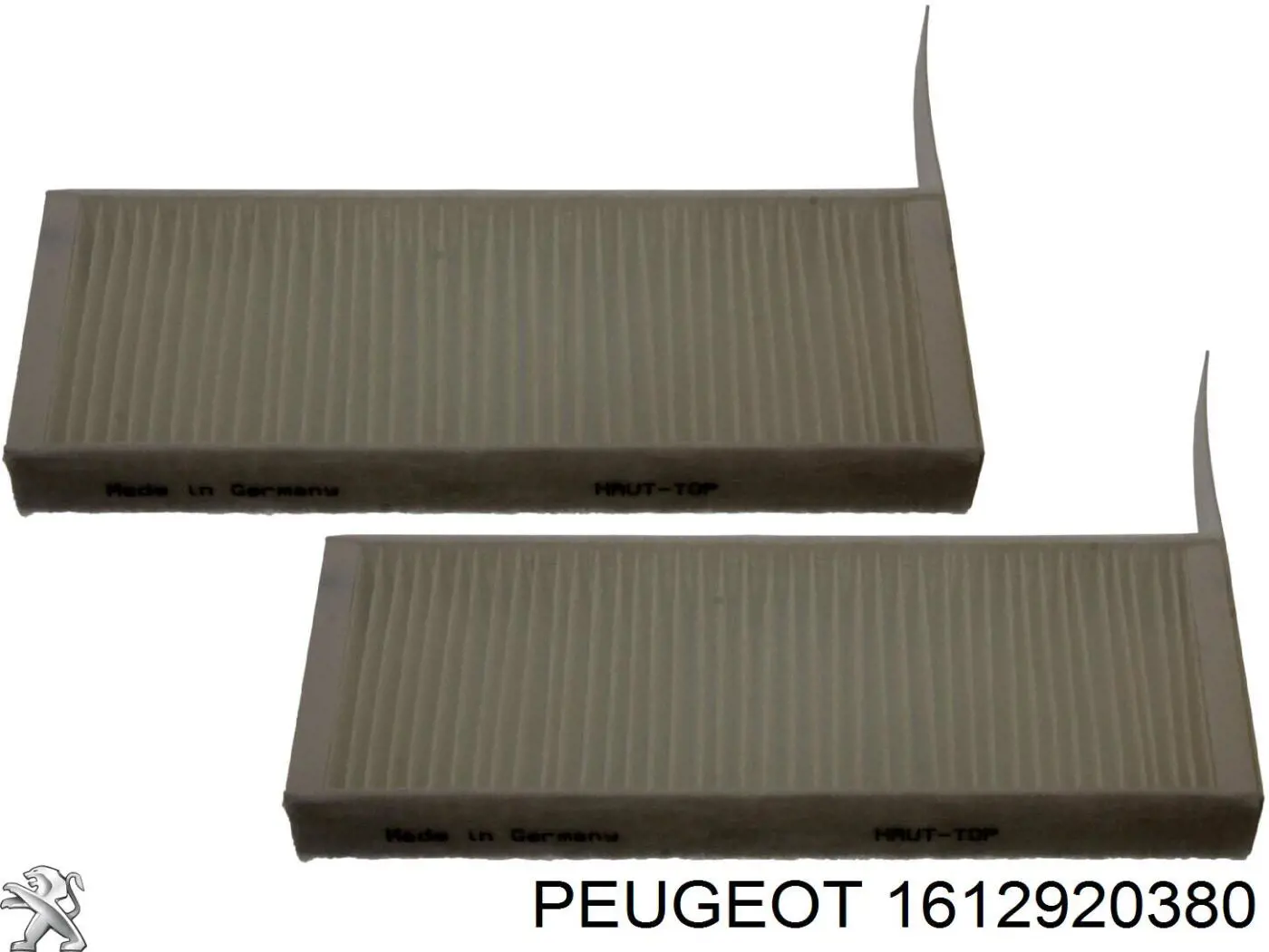 Фільтр салону 1612920380 Peugeot/Citroen