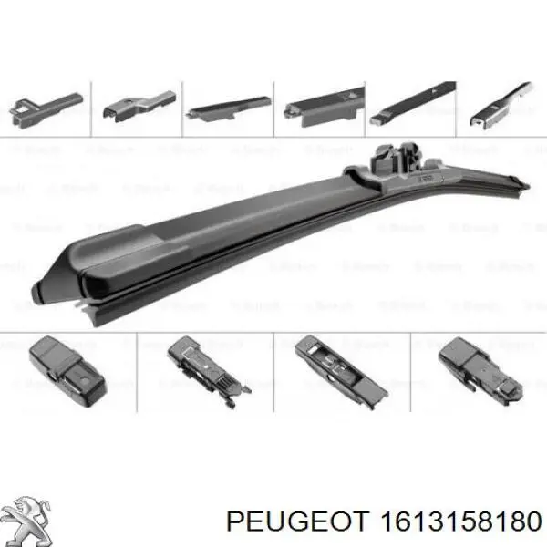 Щітка-двірник лобового скла, водійська Peugeot/Citroen 1613158180 ціна, від 16.85 USD