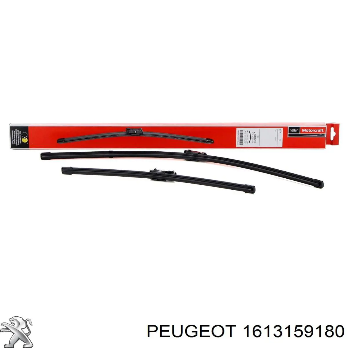 Щітка склоочисника лобового скла, пасажирська Peugeot/Citroen 1642334680
