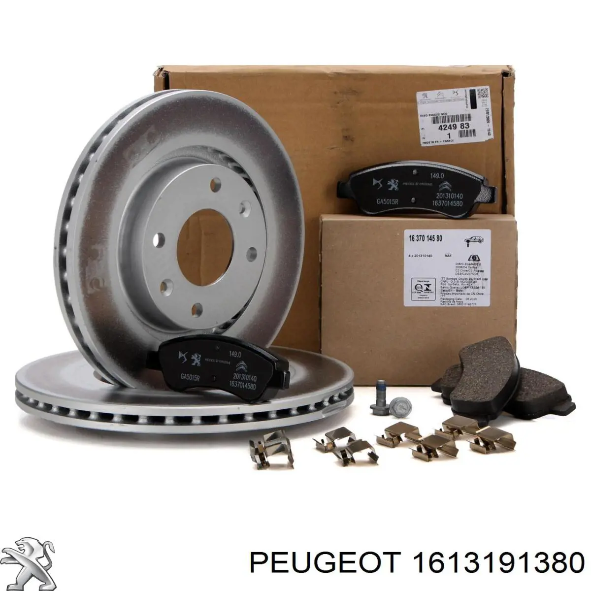 Диск переднього гальма Peugeot/Citroen 1613191380 ціна, від 33.46 USD