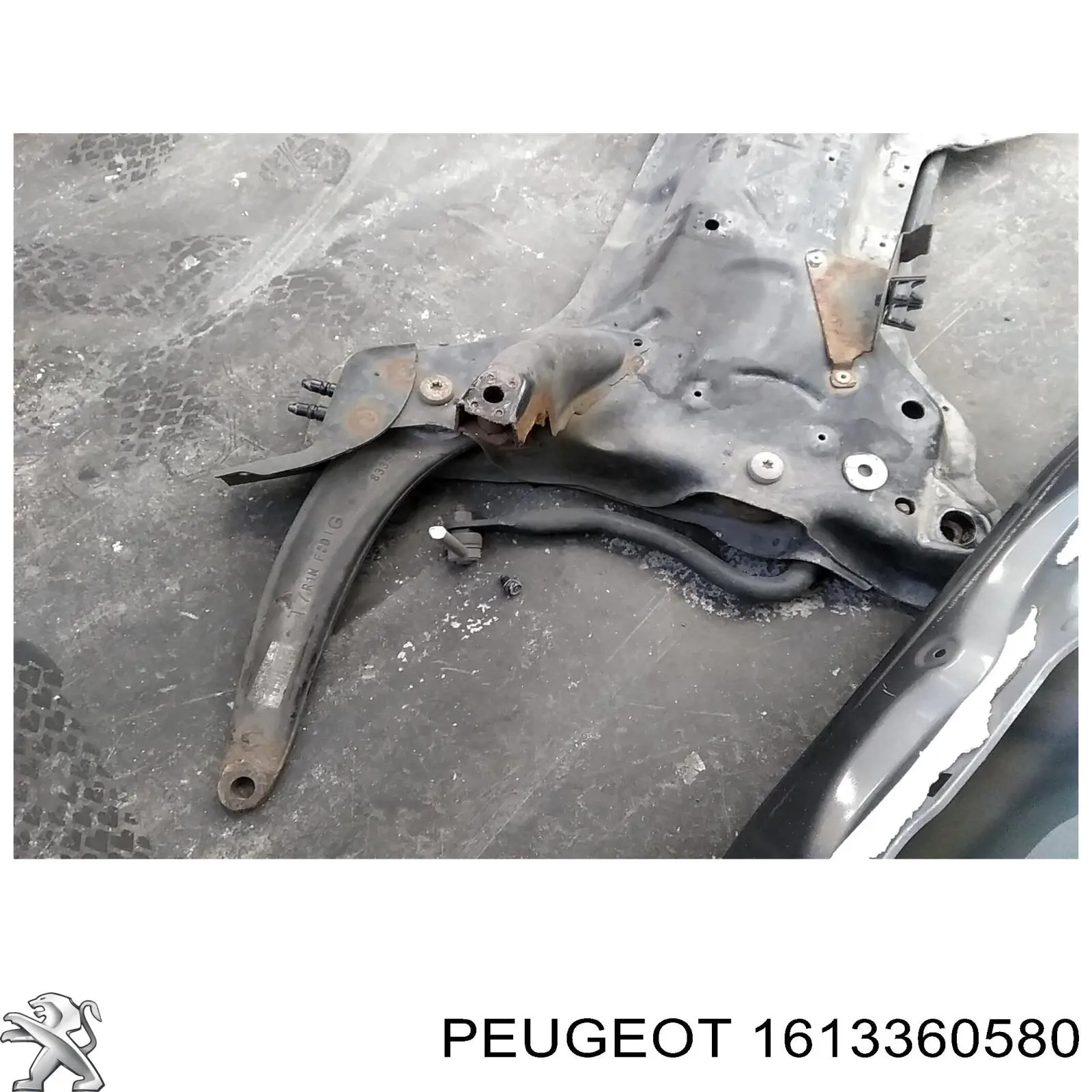 1613360580 Peugeot/Citroen Буфер (бампер) задній