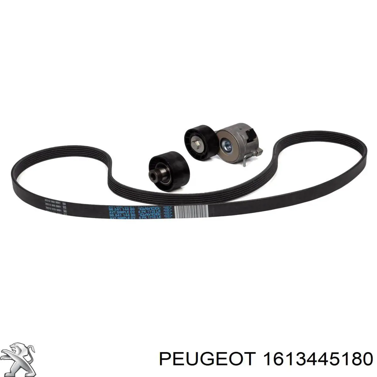 1613445180 Peugeot/Citroen ремінь приводний, агрегатів, комплект