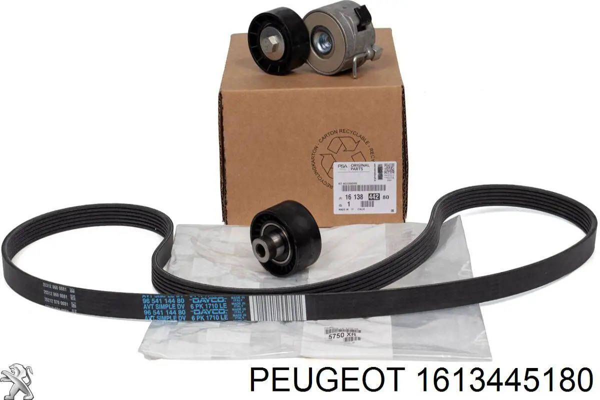 Ремінь приводний, агрегатів, комплект 1613445180 Peugeot/Citroen