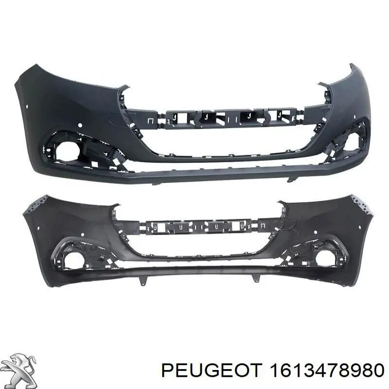 1613478980 Peugeot/Citroen Бампер передній в зборі