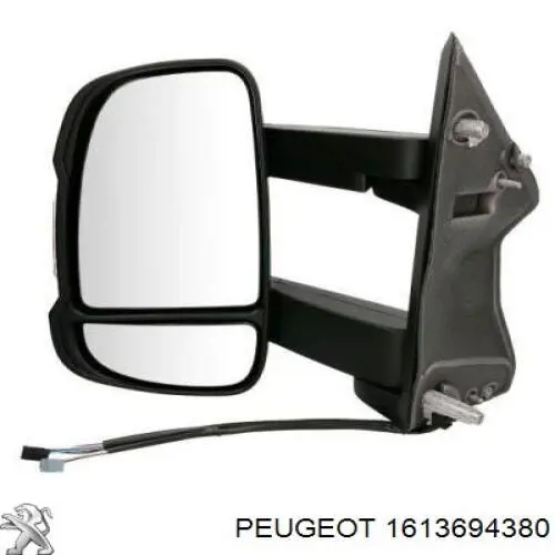 Купити 1613694380 Peugeot/Citroen Бічне дзеркало заднього виду ліве