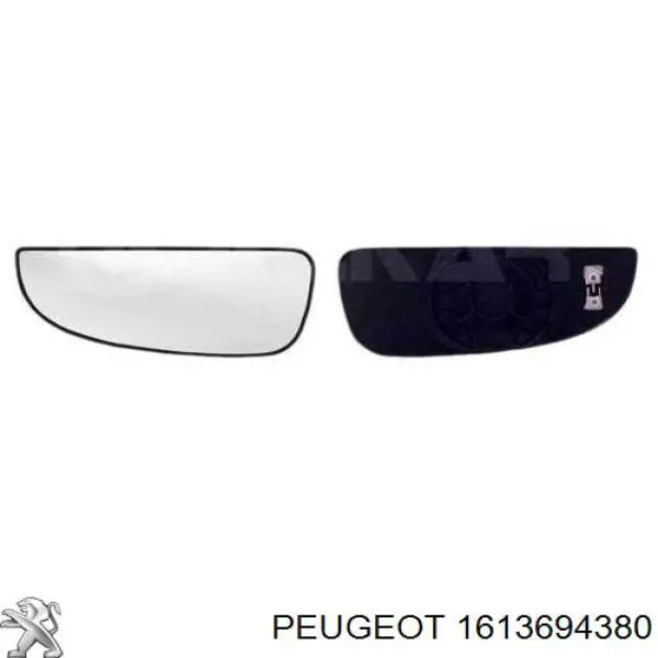 Ліве бокове дзеркало 1613694380 Peugeot/Citroen