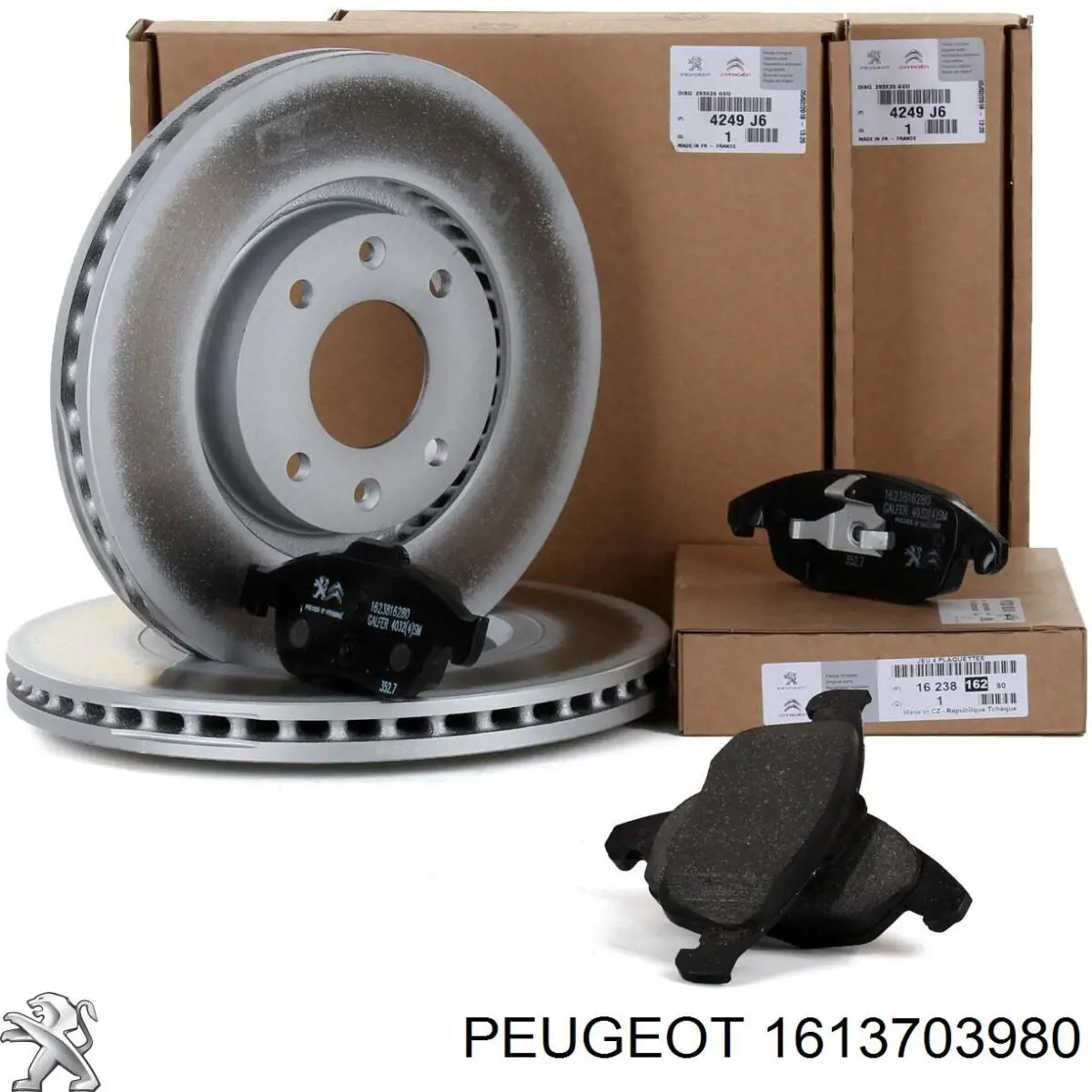 Купити 1613703980 Peugeot/Citroen Ротор гальмівний
