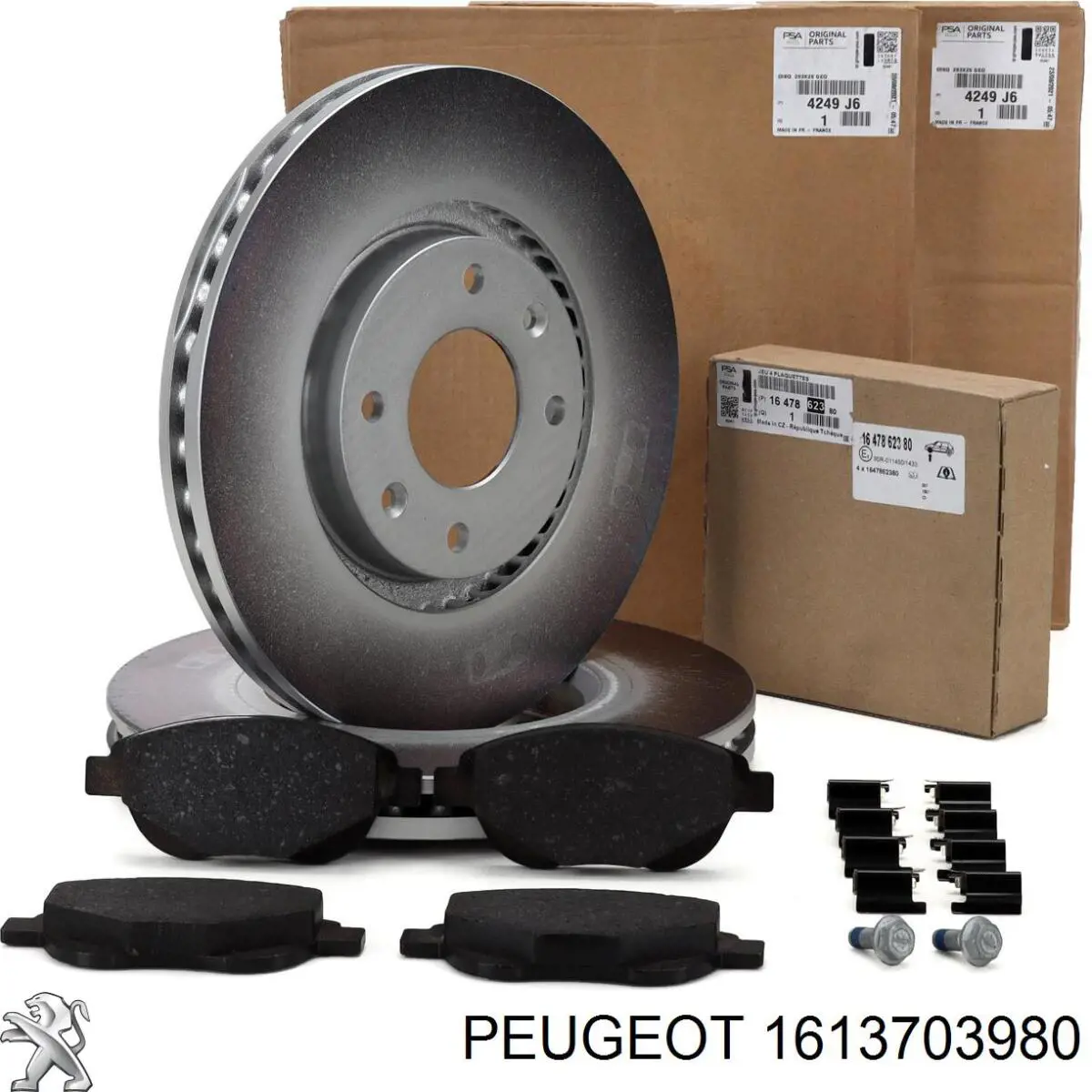 Диск переднього гальма Peugeot/Citroen 1613703980 ціна, від 36.44 USD