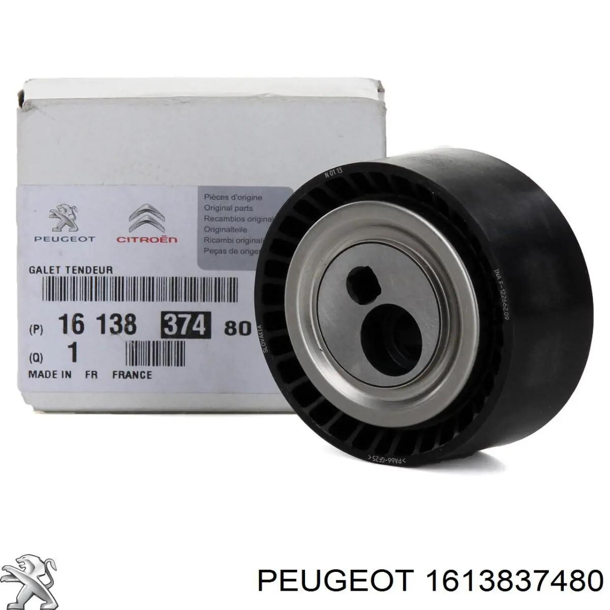 Ролик приводного ременя, паразитний Peugeot/Citroen 1613837480 ціна, від 21.16 USD