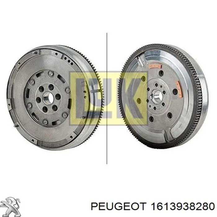 Купити 1613938280 Chrysler Маховик із зубчастим ободом в зборі