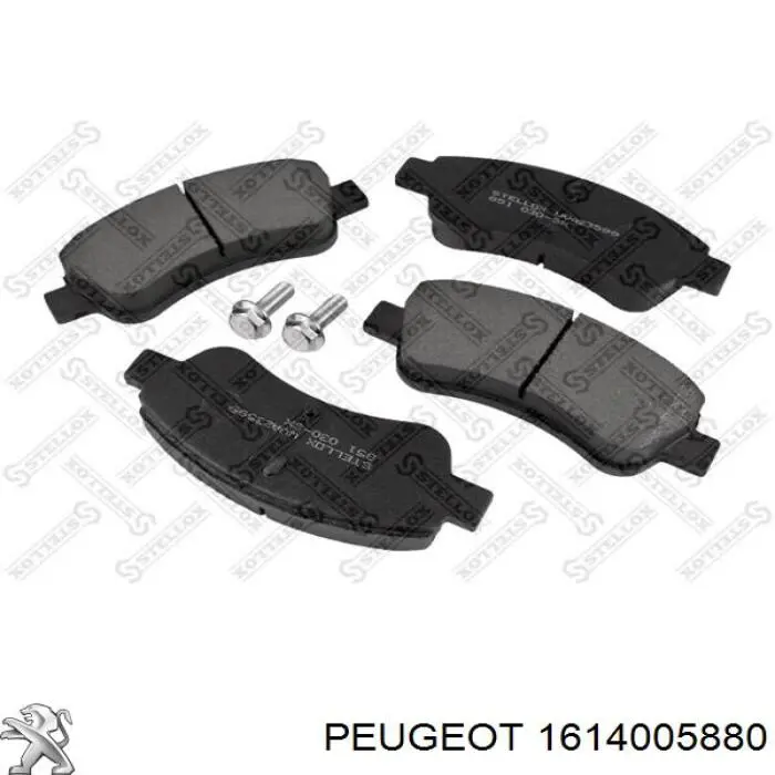 Гальмівні колодки Peugeot/Citroen 1614005880 ціна, від 20.91 USD
