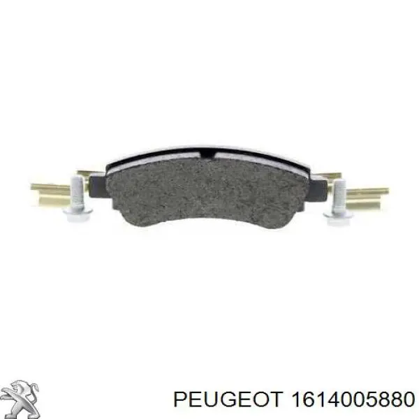 Купити 1614005880 Peugeot/Citroen Колодки гальмівні передні, дискові
