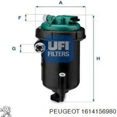 Купити 1614156980 Peugeot/Citroen Фільтр вентиляції картера