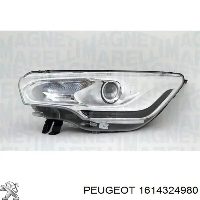 Фара правая Peugeot/Citroen 1614324980 ціна, від 549.41 USD