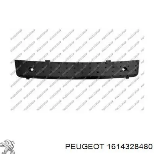 1614328480 Peugeot/Citroen Буфер (бампер) задній