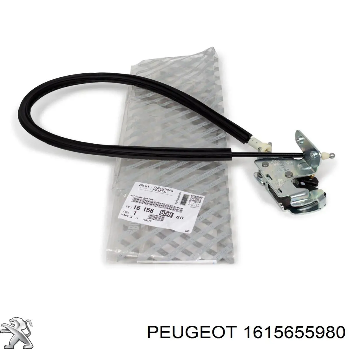 1615655980 Peugeot/Citroen Замок задної лівої двостулкової двері, нижній