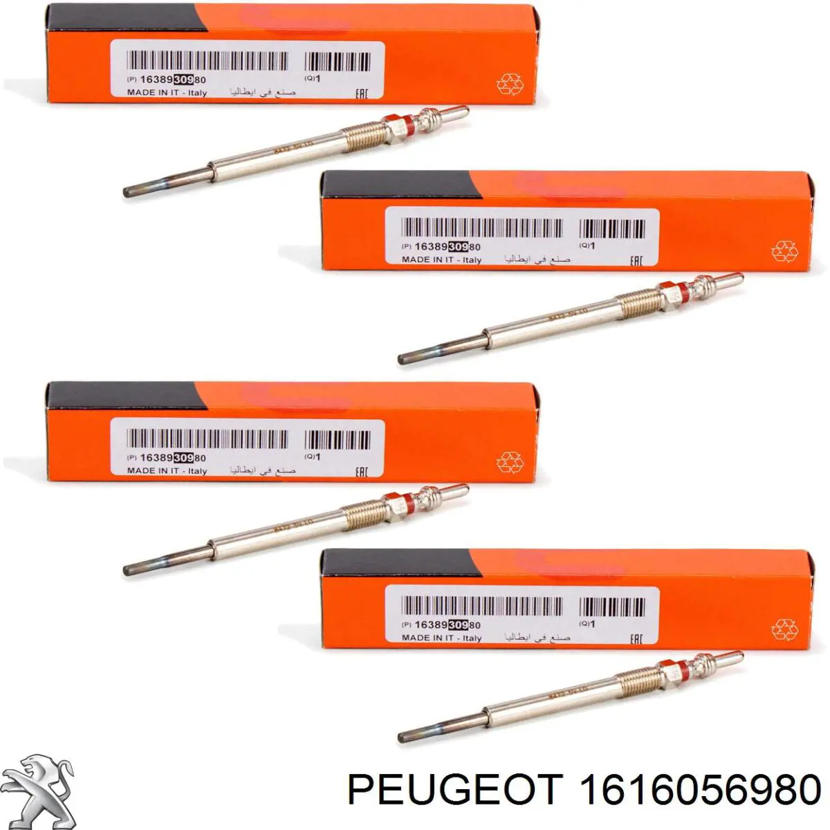Свічка накалу 1616056980 Peugeot/Citroen
