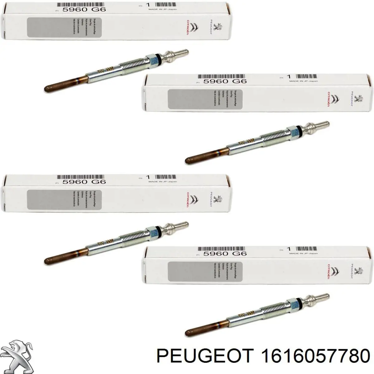 Свічка накалу 1616057780 Peugeot/Citroen