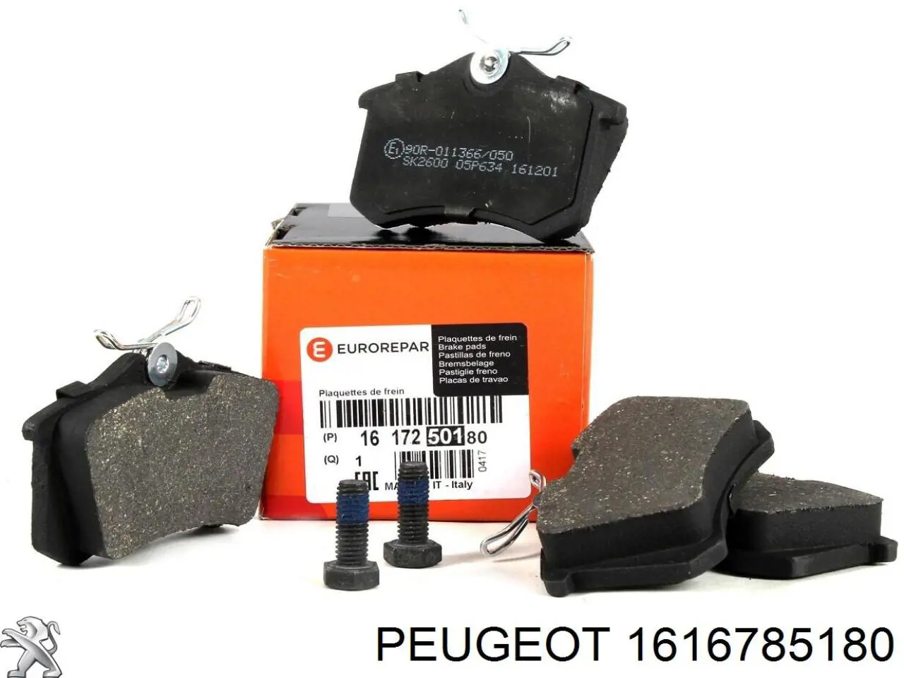 Килимок передній, комплект 2 шт. Peugeot/Citroen 1616785180 ціна, від 81.52 USD