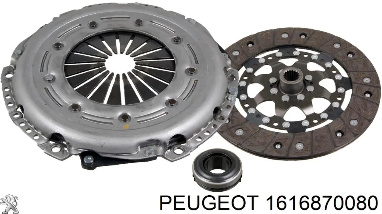 1616870080 Peugeot/Citroen комплект зчеплення (3 частини)