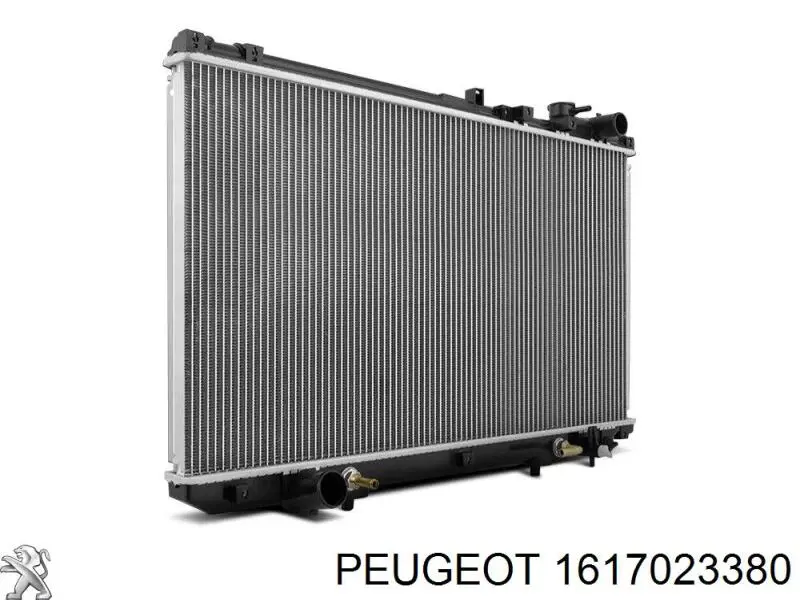 1617023380 Peugeot/Citroen радіатор охолодження двигуна