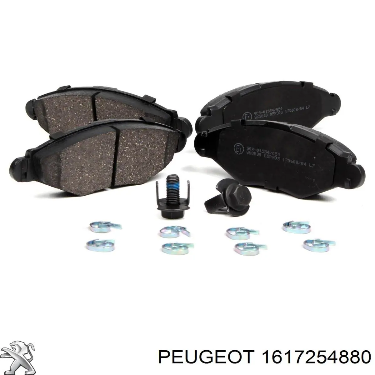 Гальмівні колодки Peugeot/Citroen 1617254880 ціна, від 17.55 USD
