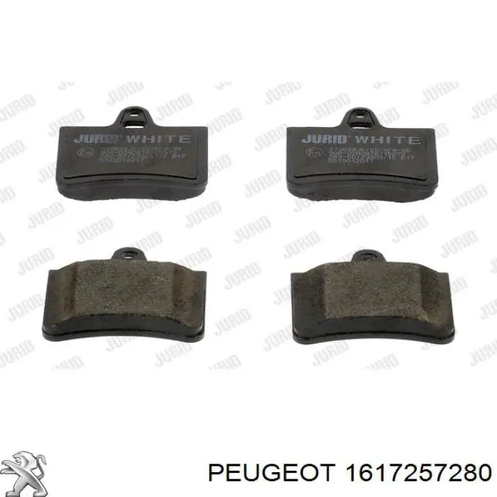 Купити 1617257280 Peugeot/Citroen Задні колодки