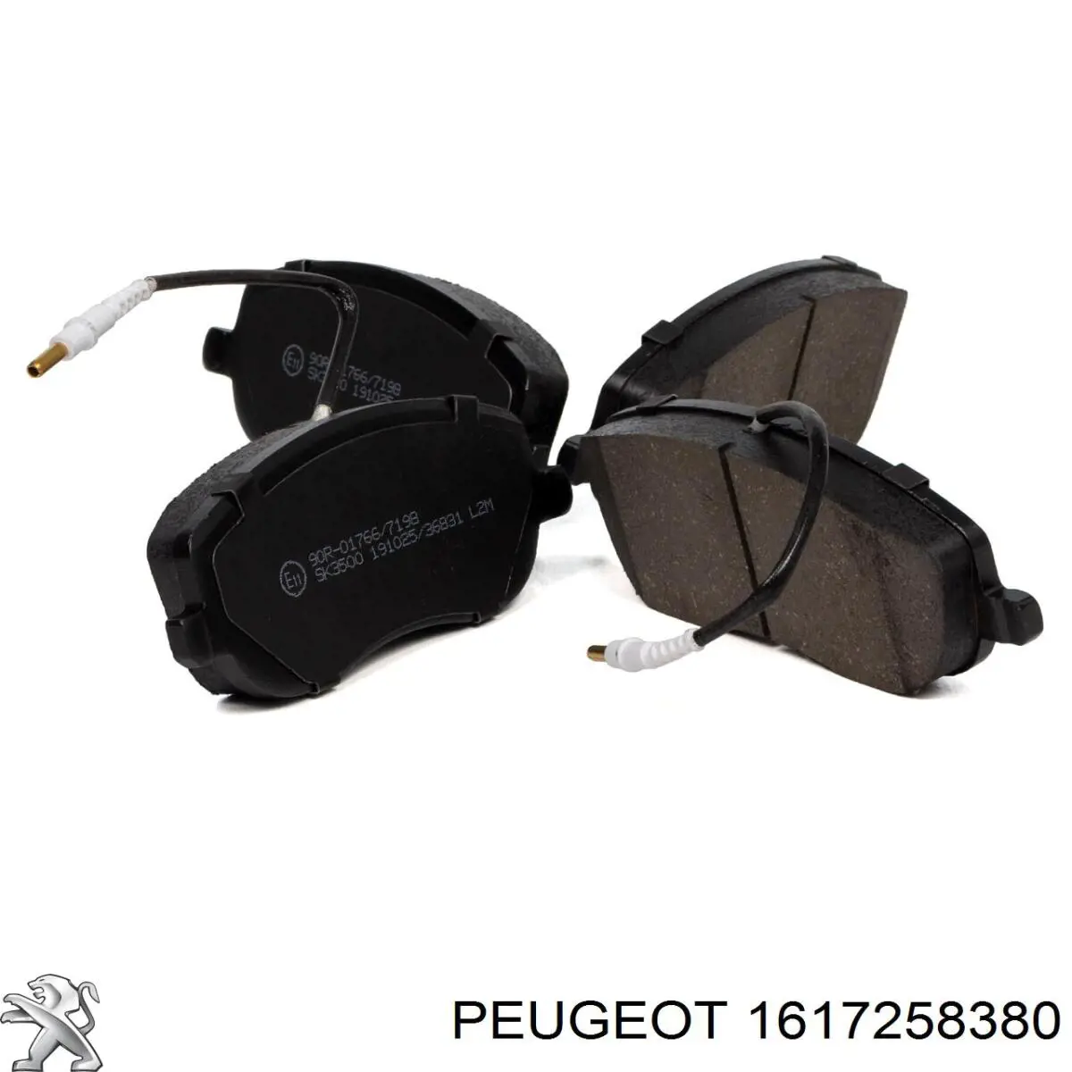 Купити 1617258380 Peugeot/Citroen Колодки гальмівні передні, дискові