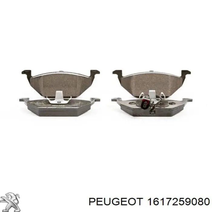 1617259080 Peugeot/Citroen Передні гальмівні колодки