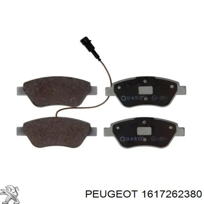 1617262380 Peugeot/Citroen Передні гальмівні колодки